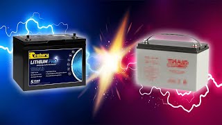 should you choose lithium or agm deep cycle batteries? it depends...