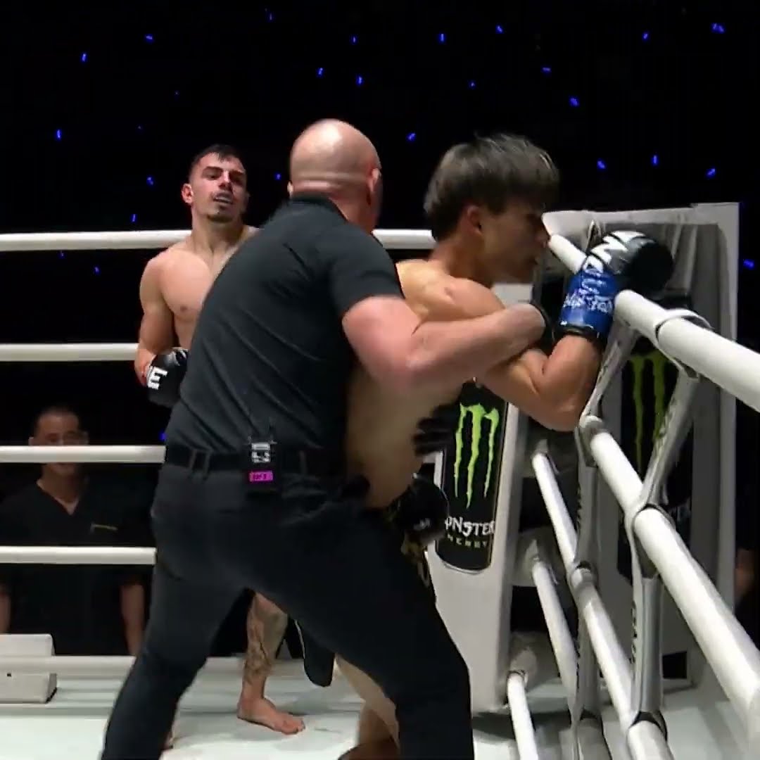 DAZZLING ? Japanese rising star Hyu steamrolls Leandro Miranda for a second-round TKO!