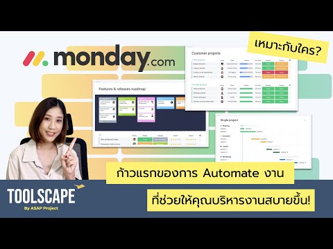 วีดีโอ: Monday com ทำอะไรได้บ้าง?