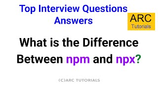 NPM vs NPX: The Only Guide You Need for 2026 (JavaScript Interview Prep)