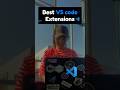 Increase your productivity , Vs code extension | #shorts #vscode #code #learning