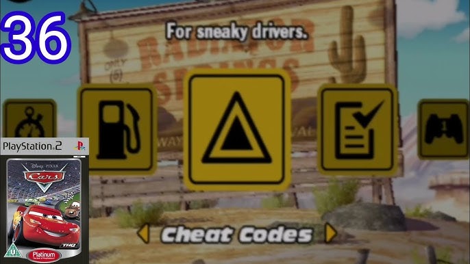Cars Cheat Codes and Unlockables for PlayStation 2
