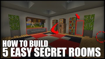5 Easy Ways To Build Secret Rooms In Minecraft