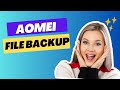 File Backup With AOMEI Backupper Standard - Free (2023)