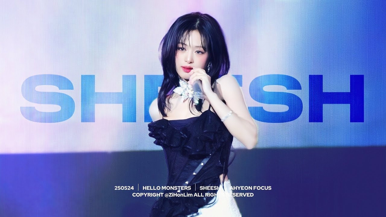 250524 HELLO MONSTERS IN HONGKONG 세로 직캠 “SHEESH”—AHYEON fancam.