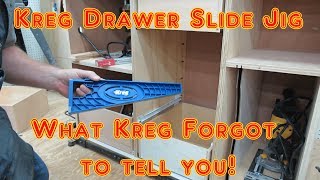 Quick Tip!! What Kreg didn 't explain with New Drawer Slide Jig