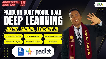 BUAT MODUL AJAR DEEP LEARNING DENGAN MUDAH || TA PADLET LESSON PLAN