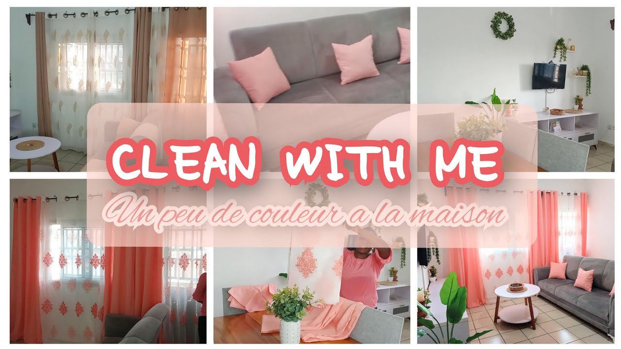 *NEW* MOTIVE TOI AVEC MOI: CLEAN WITH ME/ASTUCES POUR GARDER SA MAISON PROPRE / NOUVEAUX RIDEAUX