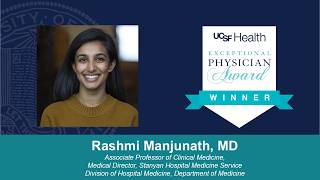 2026 Exceptional Physician Award Winner Rashmi Manjunath