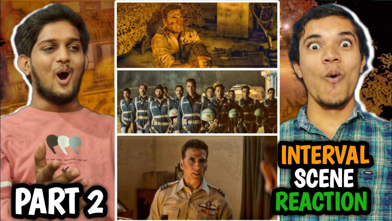 SKY FORCE INTERVAL SCENE REACTION 🔥 | SKY FORCE MOVIE REACTION | AKSHAY KUMAR | SAM'S TALK