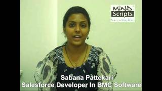 Mindscripts Student Testimonials - Salesforce Course Placements Reviews