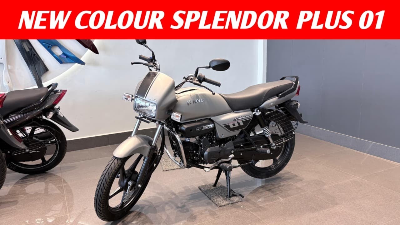 Splendor Reviews New Colour Splendor Plus 01 Review | New Graphics | Price Mileage and ...