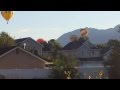 Hot air balloons in my back yard August 8, 2015
