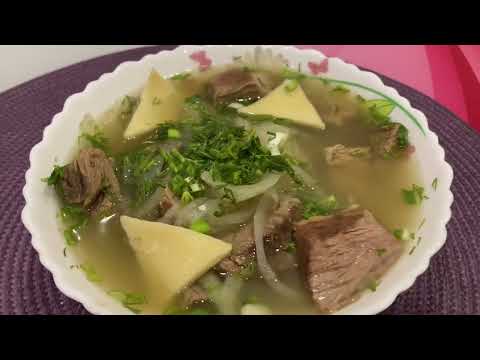 Мясо по-казахски.