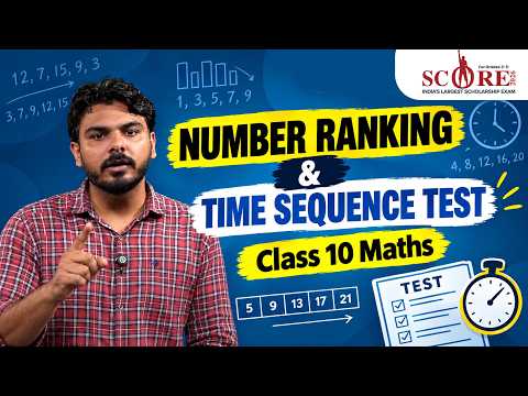 Number Ranking & Time Sequence Test Class 10 | Mental Ability | SCORE 2026 Prep Sri Chaitanya