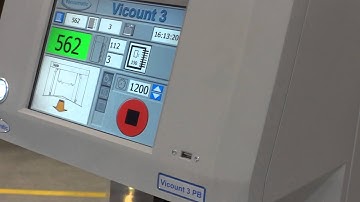 Paper counting machine - Vacuumatic Vicount 3 - Counting Rainbow Foils