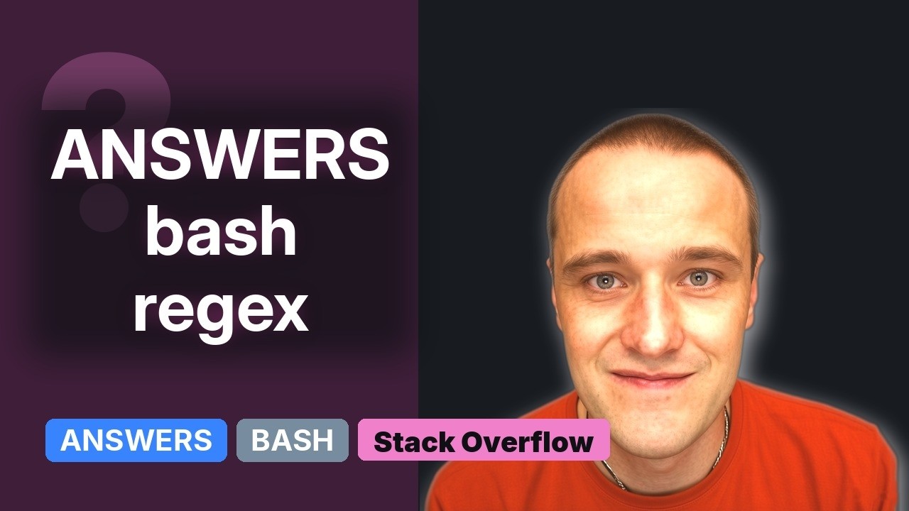 Does Pattern Matching in Bash use the same structure as ReGex? - YouTube