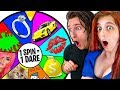 Spinning a Wheel & Doing Whatever it Lands on Challenge w/ Girlfriend!