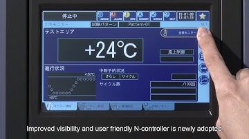 User friendly N-controller [Thermal Shock Chamber TSD] / ESPEC