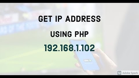 How to get IP address in PHP || IP Address  in PHP || Getting IP Address in PHP