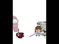 Imposter choice: Mini Crewmate Kills Luke Skywalker #shorts #viralvideo #starwars #amongus