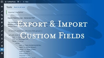 Building WordPress Plugins with ACF - Part 2