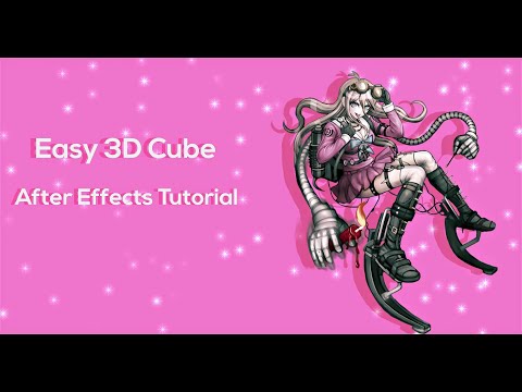 Easy 3d Cube Tutorial || AFTER EFFECTS ♡
