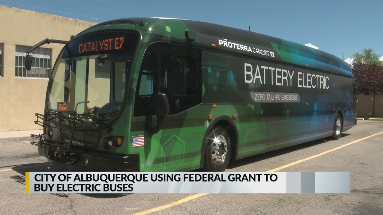 City will add 5 electric buses to ABQ Ride fleet - YouTube