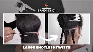 Learn HOW TO Make Knotless Twists in this FREE Braiding Class!