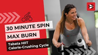 30 Minute HIIT Spin Class (MAX BURN Tabata) w/ Cat Kom | Amazing Workout for Fat Loss!! screenshot 1