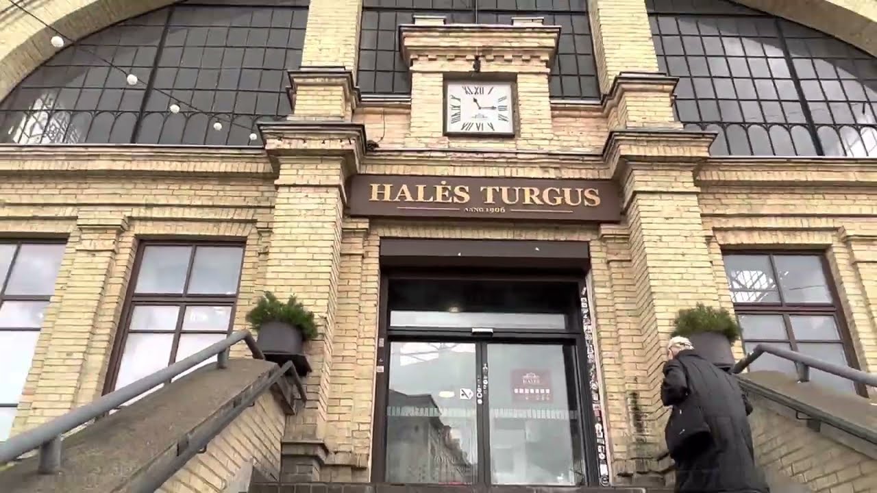 Halle Market, Central Food Market, Vilnius Lithuania.