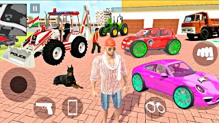Franklin Purchase Modified Police JCB 💥🚨 Indian Theft Auto Simulator 💥🥳 Indian Bikes Driving 3d Game screenshot 1
