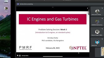 IC Engine and Gas Turbines (noc23-me55) - Live Session: Week 1