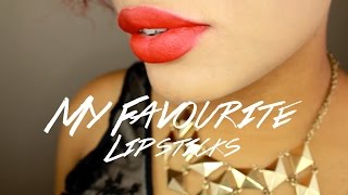 My Favourite Lipsticks!!! Swatches | KittenJelly