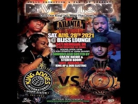 REVEALTION CLASH  - BOTH SOUNDS - KING ADDIES VS KING ANIMOSITY 28TH AUG 2021