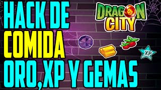 NUEVO HACK PARA DRAGÓN CITY - GEMAS / ORO / COMIDA / Y NIVEL 99 - 2017 - FUNCIONA