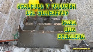 Ep 5 | ¿Calculo y volumen del concreto? | Para una escalera | CONSTRUCCIONES IDEALES