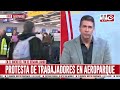 Protesta de trabajadores en Aeroparque: ¿peligra la salida de los vuelos?