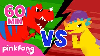 Dinosaurios para niños | TRex vs Paquicefalosaurio | Pinkfong Cuentos y Canciones ​Infantiles