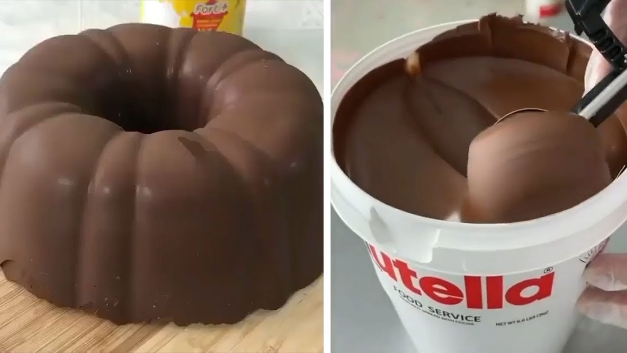 ⁣Best NUTELLA Chocolate Cakes Are Very Creative And Tasty | Perfect Chocolate Cake Recipes