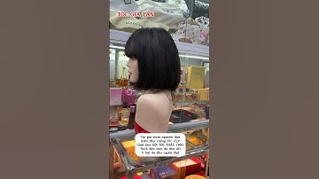 Tóc giả đầu vuông siêu đẹp/tóc giả che tóc bạc/ tóc giả nữ trung niên/tóc giả  cẩm vân/tóc giả lan