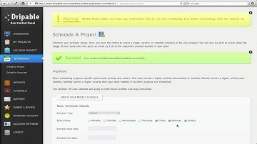 Dripable Tutorial - Full Control Of The Dripable Scheduler