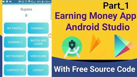Earning Money App In Android Studio  - SignUp _ Login UI - Part 1   By Arnet