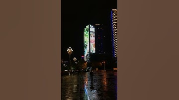 led video wall for building facade,dynamic lighting project
