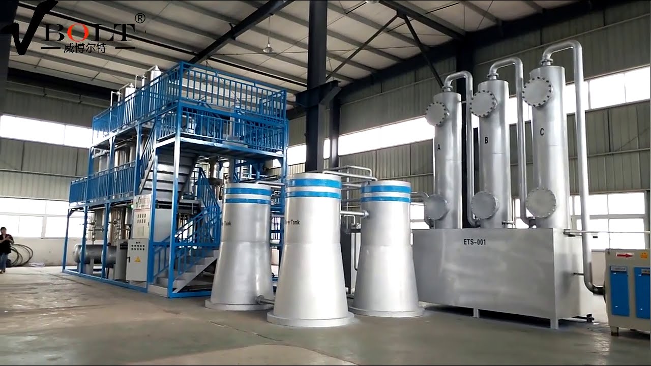 2020 newest oil regeneration machine with good distillation technology