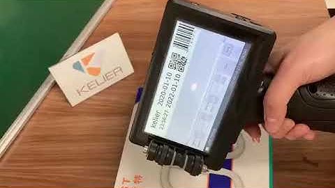 2020 Jet printer print QR code and date on carton