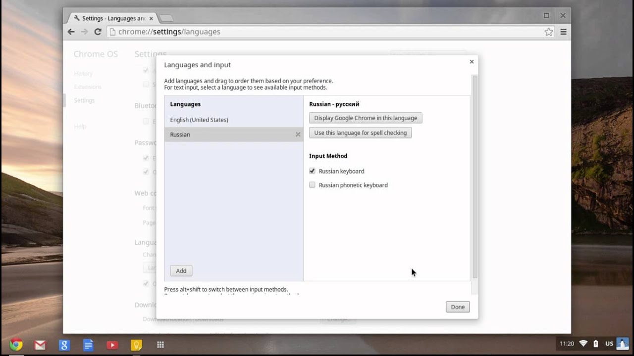 Chromebook Keyboard And Language Settings YouTube