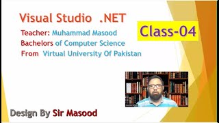 Visual Studio .Net Class 4 Sir Masood | Pitcure Box |  Images  in C#  Window Form Application | Urdu