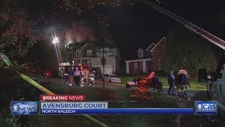 North Raleigh house heavily damaged by fire