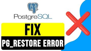 SOLUTION: How to FIX pg_restore ERROR in Postgres 2025 | Invalid Archive Issue in pg_restore